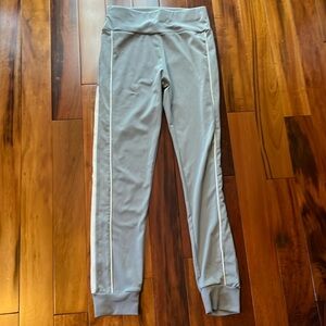 Gray and White Athletic Pants Size S/M